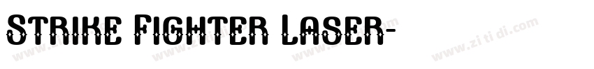 Strike Fighter Laser字体转换